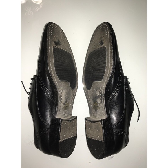 Johnston & Murphy J&M Est. 1850 Wing Tip Black Oxfords 20-5721 Men's Size 11M - Picture 9 of 12